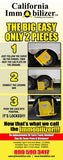 Trailer Wheel Lock California Immobilizer 14/15 Inch Wheels
