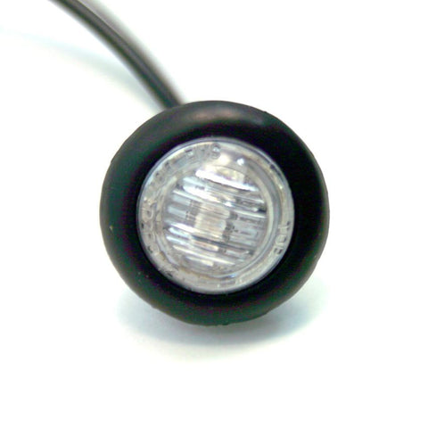 LED Bullet Light, 3/4" Clear Lens and 1" Grommet